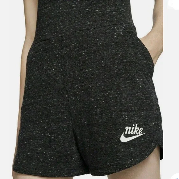 🆕 Nike Womens Gym Vintage Romper • Color: Black Sail • Womans Size XS - Picture 3 of 4